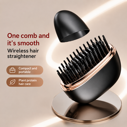 Mini Rechargeable Hair Straightening Comb™ | Portable Cordless Hair Straightener | Hypenox