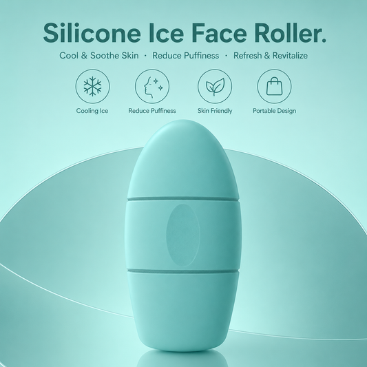 Silicone Ice Face Roller™ | Reusable Facial Massager for Puffiness | Hypenox