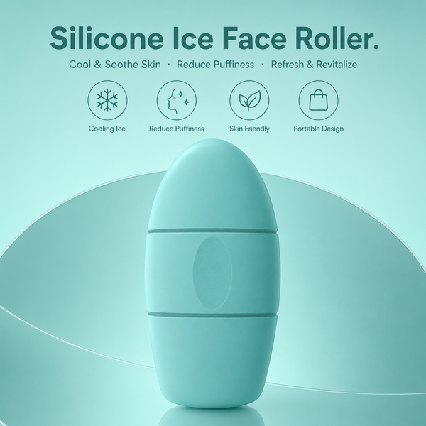 Silicone Ice Face Roller™ | Reusable Facial Massager for Puffiness | Hypenox