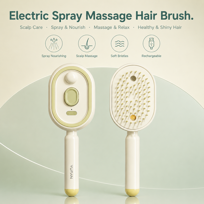 Electric Spray Massage Hair Brush™ | Anti-Static Atomizing Comb | Hypenox